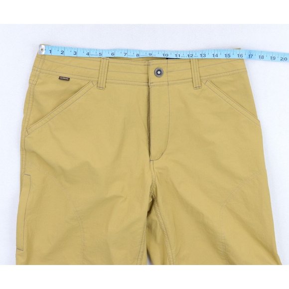 Kuhl Renegade Shorts Men's 32 Dark Khaki Nylon Blend Hybrid Hiking Cargo - Picture 7 of 8
